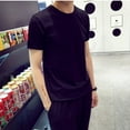 thumbnail image 5 of Men Cotton T-Shirt Loose Oversize Tshirt Casual Breathable Short Sleeve, 5 of 8