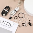 thumbnail image 4 of 60Pcs Silicone Rubber Bands,15mm/0.6" Rubber Bands Rings Cable Ties, White, 4 of 6