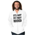 thumbnail image 5 of Not My First Rodeo Horseback Riding Zip Up Hoodie Men's Women's Brisco Brands S, 5 of 6