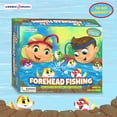Winning Fingers Fishing Game includes 28 Fish, 4 Rods, 4 Forehead