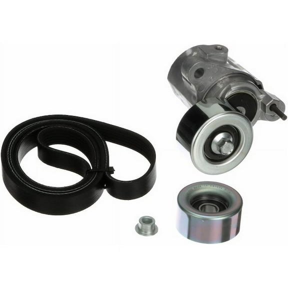 Serpentine Belt Drive Component Kit - Compatible with 2017 - 2018, 2022 Toyota Highlander 3.5L V6 GAS - Gates