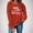 Red, variant on Generic Womens Letter Sweatshirt Crewneck Funny Saying Casual Funny Vintage Pullover Tops Fall Fashion Sweatshirts