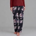 thumbnail image 2 of MOJOGO Printed Pajama Pants for Women Plus Size High Waist Wide Leg Sleepwear Breathable Loungewear Pants for Spring And Summer Multicolor-9 S, 2 of 5