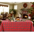 thumbnail image 4 of Nappe de Noël à Carreaux Rouges 2025 Nouvelle Année Couverture de Table Réunion de Famille Restaurant Ambiance Photo Fête Décorations Maison, 4 of 6