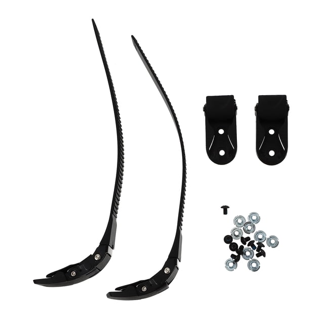 MasteelfCA Ensemble de 2 Patins à Roulettes Durables Chaussures de Patinage Bottes Pièces (Noir)