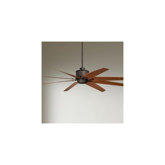 72" Casa Vieja Predator Rustic Farmhouse Indoor Outdoor Ceiling Fan with Remote Control English Bronze Cherry Damp Rated for Patio Exterior House Home