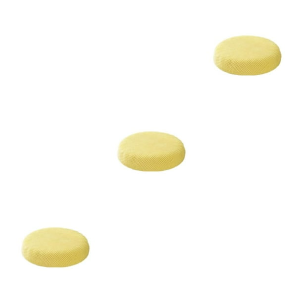 Matsuzay Cojines De Taburete Con Pinzas Respaldo Banda Elástica Fácil De Instalar Funda Extraíble Lavable A Máquina Amarillo Type1 NO1