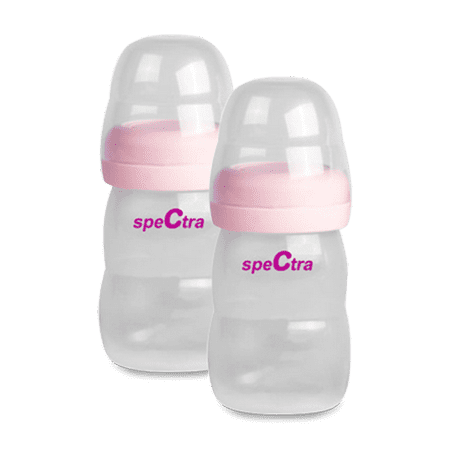 Spectra Baby USA Breast Milk Storage Wide Neck Bottle Set of 2 (2 (Best Way To Store Baby Bottles)