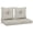 Beige, variant on Outdoor Deep Seat Cushions Set of 2, 24 x 24 x 4 Inch Waterproof Patio Chair Cushions with Removable Covers, Fade Resistant Replacement Cushions with Ties & Handles - Red