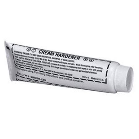 Fibre glass Evercoat 100340 Quick Hardening Cream Hardener, 4 oz Tube, White, Paste