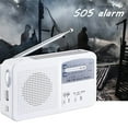 thumbnail image 2 of Labymos Solar Powered Hand Flashlight USB Charging Emergency Emergency Alarm, 2 of 7