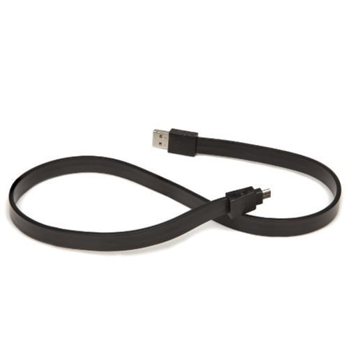 Tylt Syncable Micro USB Connector Cable Charge Phone Tablet Universal 2ft Black SUPM39736