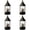 A*4, variant on BinKFF Halloween Lanterns Decoration 5.1" Height Retro Hanging Lamp Graveyard Flameless Candle Holder with Transparent Plastic Lantern Gift for Home Halloween Party Supplies