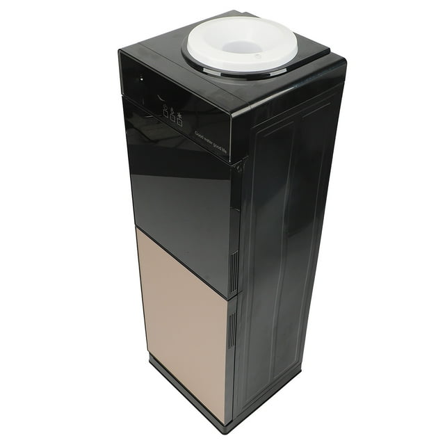 Top Loading Hot Cold Water Dispenser, PP Tempered Glass Freestanding Standing Water Dispenser for Office