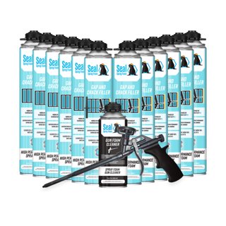 Seal Spray Premium Reusable 15 Spray Foam Gun for use with Seal Spray  Insulating Foam Cans