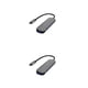 thumbnail image 2 of Seitruly Hub Línea integrada Cuatro en Circuito de colección ajustable multifuncional Diseño aerodinámico Amplia compatibilidad Divisor USB-C 2piezas, 2 of 6