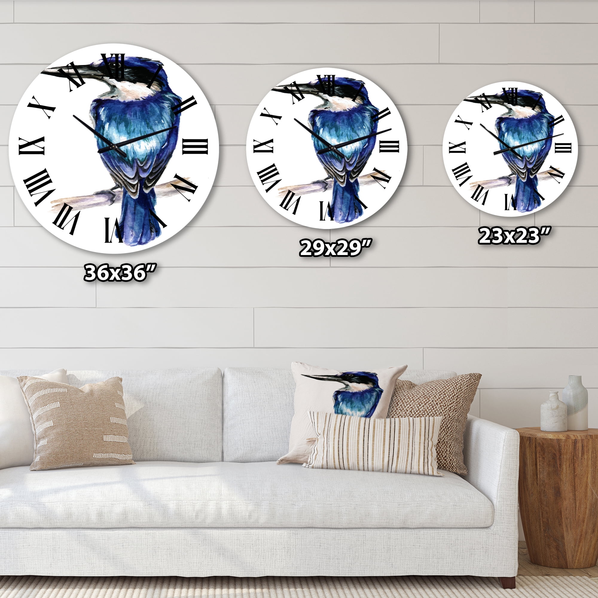 Designart 1 in Traditional Wall Clock
