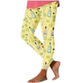 thumbnail image 2 of ersvoioy Leggings for Women Tummy Control Plus Size Summer Floral Print High Waisted Yoga Pants Quick Dry Workout Slim Fit Tight Leggings Yellow XL, 2 of 5