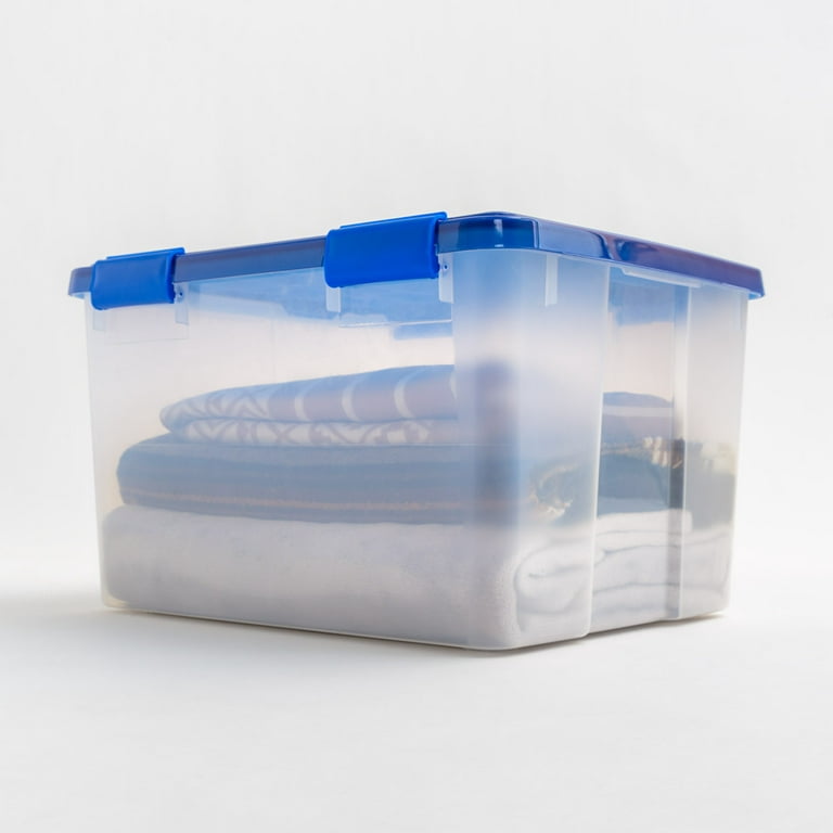 IRIS USA 62.8 Quart Weathertight Plastic Storage Bin Tote Organizing  Containe for sale online