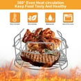 thumbnail image 6 of GWY Air Fryer Rack for Ninja Foodi FD401 / OS401 8QT Pressure Cooker, Stainless Steel Baking Rack Accessories, Dishwasher Safe, 6 of 7