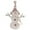 A, variant on BINGLI Handmade Christmas Sitting Snowman Indoor Decorations Animated Xmas Snowman Plush Presents Holiday Party Gift Tabletop Christmas Decorations