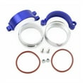 thumbnail image 1 of 4" 101mm Aluminum Quick Release V-Band Clamp for Intake Intercooler Pipe Blue-, 1 of 4