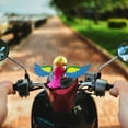 thumbnail image 5 of Adorno de coche Flying Birds, decoración metálica brillante con diseño colorido, accesorios divertidos para coches y motocicletas, fácil de instalar con ventosa, 5 of 5