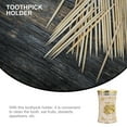thumbnail image 3 of IFANLANDOR Toothpick Holder Travel European Style White ABS for Appetizer Handling 1Pcs, 3 of 5