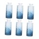 thumbnail image 2 of 6 jarrones de cristal con forma de capullo, contenedores decorativos para plantas, adornos, mini jarrones de flores para Azul degradado, 2 of 9
