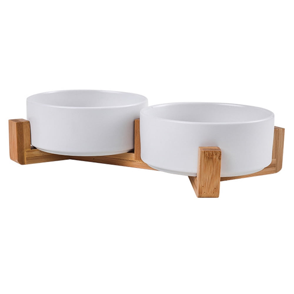 Ceramic Oblique Mouth Pet Bowls Raised Pet Bowl for Cats and Small Dogs  with Stand Food Bowl High-Footed Pet Bowls - China Lifted Dog Bowls and  Spiral Dog Bowl price