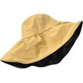 thumbnail image 2 of CoCopeaunts Wide Brim Bucket Hat Casual Summer Anti-Ultraviolet Women's Bucket Cap Foldable Female Fisherman Hat Windproof Rope, 2 of 8