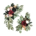 thumbnail image 1 of veasfak 2 Pieces Artificial Wreath Artificial Floral Swag Simulation Garland Flower Swag A, 1 of 9