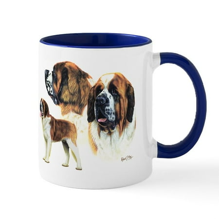 

CafePress - Saint Bernard Mug - 11 oz Ceramic Mug - Novelty Coffee Tea Cup