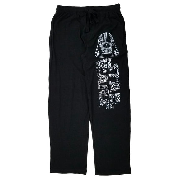 Star Wars Mens Black Darth Vader Sleep Pants Lounge Pants Pajama Bottoms S