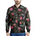 thumbnail image 3 of Chaquetas con estampado 3D de mariposas e insectos de colores para hombre, ropa holgada, sudadera informal, chaqueta bomber con cremallera, ropa de calle, abrigo, 3 of 5
