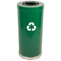 Witt Industries 3 Stream Recycle Bin - Green