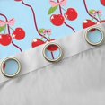 thumbnail image 4 of Feelyou Cherry Blackout Curtains Set of 2 (52x84 Each), Kawaii Bowknot Window Curtains, 4 of 6