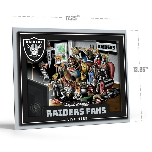 YouTheFan NFL Las Vegas Raiders Purebred Fans Wall Art Walmart