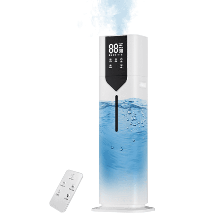 Rocyis 2.64gal/10L Humidifer Suitable for Large Room, 3-Speed Ultrasonic Cool Mist Humidifier with Remote Control, Timer, Sleep Mode, Essential Oil Diffuser