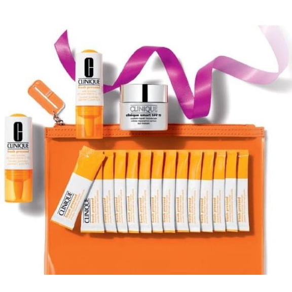 Clinique Fresh Pressed Renewing Powder Cleanser w/ Pure Vitamin C Set 18PC