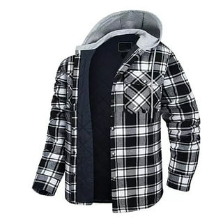 Hooded flannel jacket outlet walmart