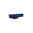 thumbnail image 3 of Meridian Furniture Miramar Navy Durable Linen Textured Modular Sectional, 3 of 14