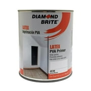 Diamond Brite Paint 1 Qt. White Interior/Exterior Latex PVA Primer Sealer