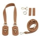 thumbnail image 4 of Cuero de la PU Correa de repuesto Bolsa Correa Monedero Correa Asas de bolso con hebilla - Tan Broncearse Soledad correas de repuesto para bolso, 4 of 10