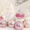 thumbnail image 4 of Txlixc Decoraciones de bolas de Navidad, 25 decoraciones de árboles de Navidad, anillos colgantes, decoraciones de Navidad para fiestas de vacaciones familiares Txlixc moda, 4 of 6