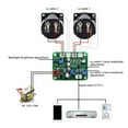 thumbnail image 4 of Power Amplifier VU Panel Meter, VU Meter Adjustable Resistor 500UA Full Scale Range Accurate High Sensitivity Easy Installation with Driver Board for Repairing, 4 of 7