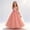 Pink, variant on Wedding Dresses for Girls Guest White Sleeveless Tulle Long Formal Wedding Pageant Party Fancy Princess Ball Gown Dresses 5T-15