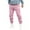 Pink, variant on Herrnalise Men's Joggers Cargo Pants Fashion Joggers Sports Pants - Cotton Pants Sweatpants Trousers Long Pants Ripped Denim Pants for Men For Black,M