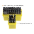 thumbnail image 3 of Uxcell 1/8" (3mm) Number and Letter Stamp Set, A-Z & 0-9 Punch Press Tool for Metal Plastic Wood Leather, 3 of 5