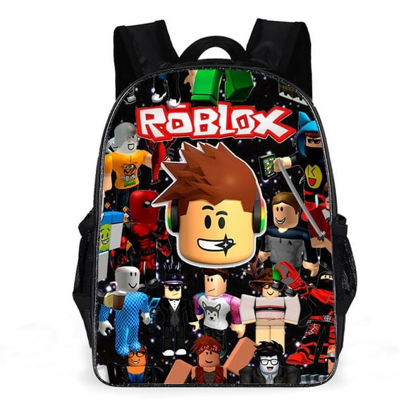 Roblox Cute 3D Cartoon Theme Waterproof Backpack, Lightweight Travel Backpack